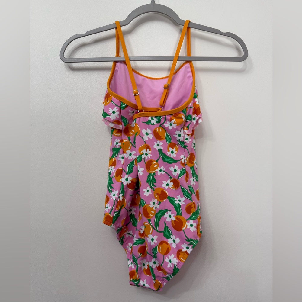 Lands End Draper James Girls One Piece Swimsuit - Picture 4 of 8